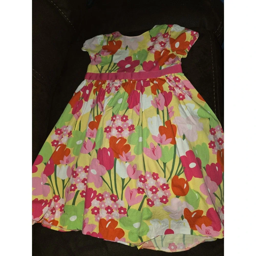 Gymboree tea time afternoon spring floral Easter‎ dress size 5